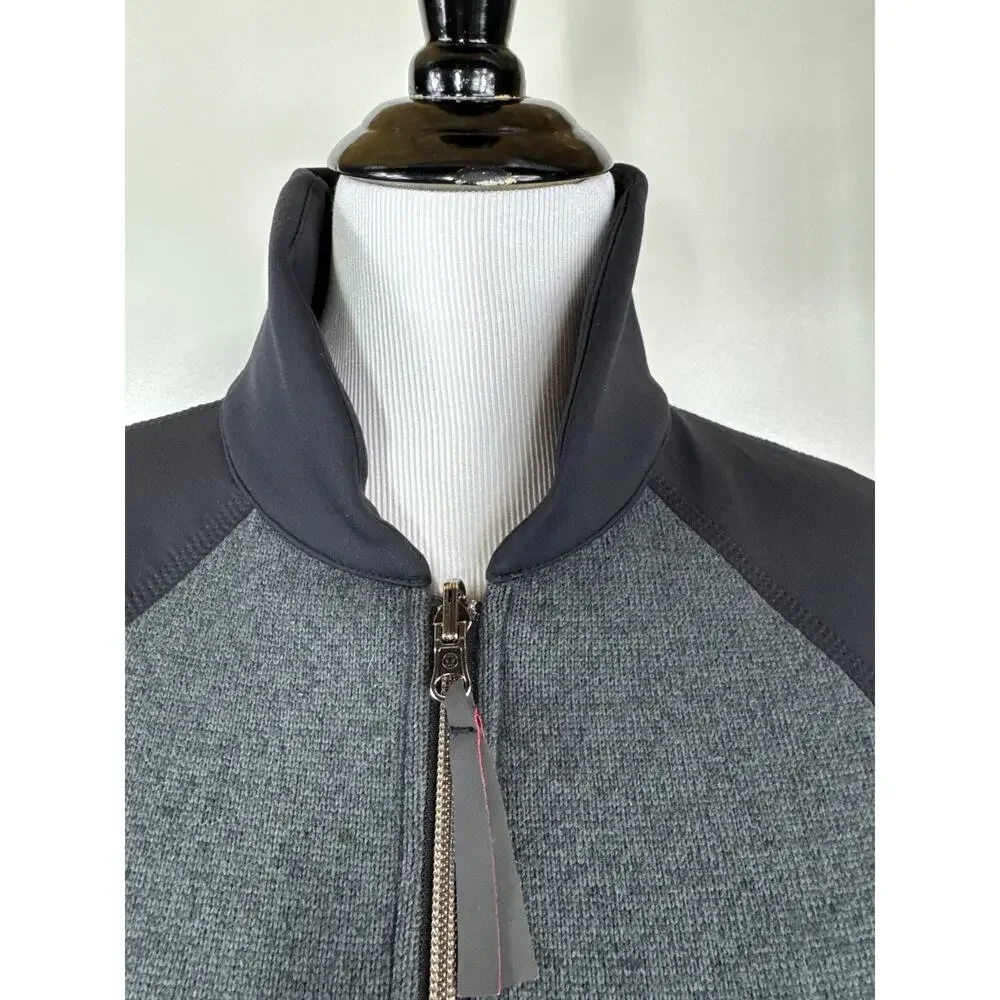 Lululemon Pleat Perfection Jacket Heathered Black, Women's Size Small
